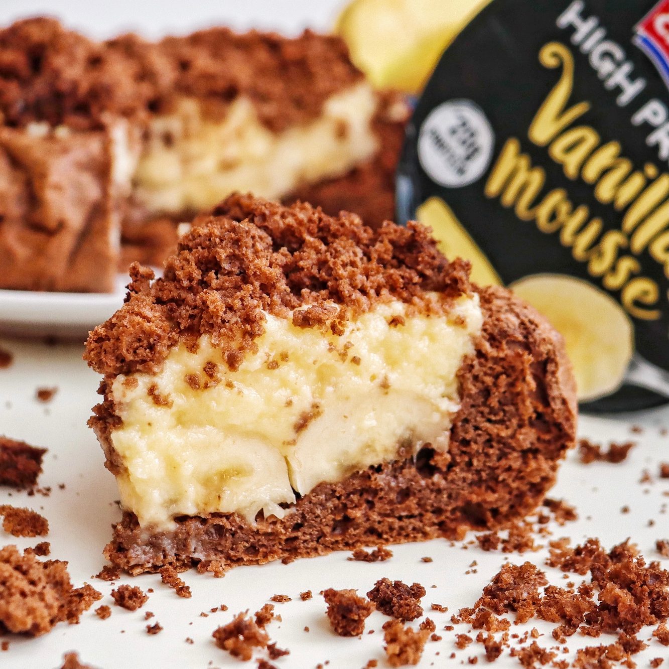 Proteinový koláč s banánem od @makybfit